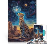 puzzles for teenagers 2000 pieces Star Cheetah Fun Games 70x100cm Every Piece is Unique - Challenging Family Fun Game for for Age 14