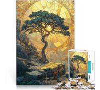puzzles for teenagers 2000 pieces Stone Mosaic Golden Tree Entspannungsspiele Einzigartige Wohndekoration und Geschenke70x100cm