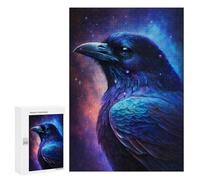 Puzzles for Teenagers 300 PCS Cosmic Raven Art Print-11 Jigsaws for Adults Puzzle Pattern Assembly Challenging To Complete Family Fun & Game Night 300 PCS