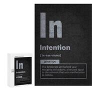 Puzzles for Teenagers 300 PCS Intention Element - Focused Manifestation Mindset Jigsaws for Adults Puzzle Pattern Assembly Challenging To Complete Family Fun & Game Night 300 PCS