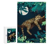 Puzzles for Teenagers 300 PCS Leopard Dream Jigsaws for Adults Puzzle Pattern Assembly Challenging To Complete Family Fun & Game Night 300 PCS