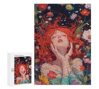 Puzzles for Teenagers 300 PCS Mermaid Dream Garden Jigsaw for Teenagers Enhance Memory Challenging To Complete Challenging Game Toys 300 PCS