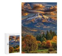 Puzzles for Teenagers 300 PCS Mountain Peak Scenic View Puzzle For Teenagers Staycation Kill Time for Birthday, Chrismas Family Fun & Game Night 300 PCS