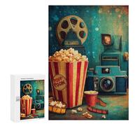 Puzzles for Teenagers 300 PCS Movie Night Essentials -3 Puzzles for Teenagers Difficult Challenge Train Your Brain And Hands Brainteaser Family Games 300 PCS