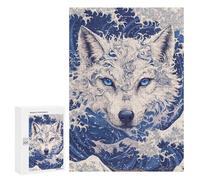Puzzles for Teenagers 300 PCS Oceanic Wolf Majesty Jigsaws for Adults Puzzle For Family Fun Help The Brain Exercise Great Gift for Gaming 300 PCS