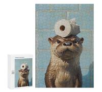 Puzzles for Teenagers 300 PCS Otter Balancing Toilet Paper Puzzles for Teenagers Difficult Challenge Train Your Brain And Hands Brainteaser Family Games 300 PCS