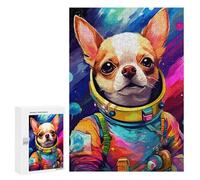 Puzzles for Teenagers 300 PCS Space Dog Adventure -29 Puzzle For Teenagers Analysis And Logic Difficult And Challenge Great Gift for Gaming 300 PCS