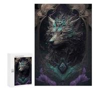 Puzzles for Teenagers 300 PCS Wolf Dream Jigsaws for Adults Puzzle Pattern Assembly Challenging To Complete Family Fun & Game Night 300 PCS