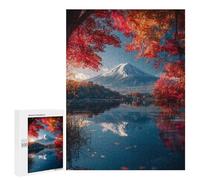 Puzzles for Teenagers 500 PCS Autumnal Lake Reflections Puzzle For Teenagers Analysis And Logic Difficult And Challenge Great Gift for Gaming 500 PCS
