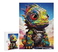 Puzzles for Teenagers 500 PCS Colorful Robot Lizard Toy Puzzles for Teenagers Difficult Challenge Train Your Brain And Hands Brainteaser Family Games 500 PCS
