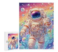 Puzzles for Teenagers 500 PCS Cosmic Bubble Blast Astronaut Puzzles for Teenagers Difficult Challenge Train Your Brain And Hands Brainteaser Family Games 500 PCS