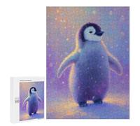 Puzzles for Teenagers 500 PCS Cute Penguin in Winter Wonderland Jigsaws for Adults Puzzle Pattern Assembly Challenging To Complete Family Fun & Game Night 500 PCS