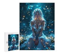 Puzzles for Teenagers 500 PCS Fairy in A Starlit Forest Jigsaws for Adults Puzzle Pattern Assembly Challenging To Complete Family Fun & Game Night 500 PCS