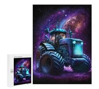 Puzzles for Teenagers 500 PCS Galactic Tractor Adventure-9 Jigsaws for Adults Puzzle Pattern Assembly Challenging To Complete Family Fun & Game Night 500 PCS