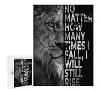 Puzzles for Teenagers 500 PCS I Will Rise Jigsaws for Adults Puzzle Pattern Assembly Challenging To Complete Family Fun & Game Night 500 PCS