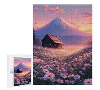 Puzzles for Teenagers 500 PCS Mountain Cabin Serenity Puzzles for Teenagers Difficult Challenge Train Your Brain And Hands Brainteaser Family Games 500 PCS