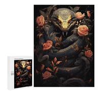 Puzzles for Teenagers 500 PCS Ritual Python Jigsaws for Adults Puzzle Pattern Assembly Challenging To Complete Family Fun & Game Night 500 PCS