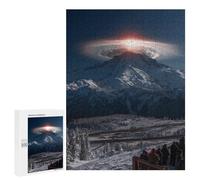 Puzzles for Teenagers 500 PCS Snow-Capped Mountain Sunrise Puzzle For Teenagers Staycation Kill Time for Birthday, Chrismas Family Fun & Game Night 500 PCS