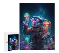 Puzzles for Teenagers 500 PCS Space Jellyfish Explorer-1 Jigsaw for Teenagers Enhance Memory Challenging To Complete Challenging Game Toys 500 PCS
