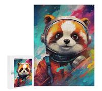 Puzzles for Teenagers 500 PCS Space Panda Adventure -2 Puzzle For Teenagers Analysis And Logic Difficult And Challenge Great Gift for Gaming 500 PCS