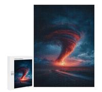 Puzzles for Teenagers 500 PCS Tornado in Mountains-1 Puzzle For Teenagers Analysis And Logic Difficult And Challenge Great Gift for Gaming 500 PCS