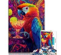 Puzzles for Teenagers Animal Parrot Jigsaw Puzzles 1000 Pieces for Adults Teens,Unique Birthday And Gifts for for Age 14 (26x38cm)