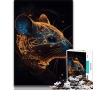 Puzzles for Teenagers Animal Rats Adult Puzzles 1000 Pieces,for Is Ideal As A Gift for The Whole Family for And 14 Years Old (26x38cm)