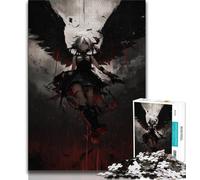 Puzzles for Teenagers Anime Demon Angel Jigsaw Puzzle 1000 Pieces for Adults,Family Game Stress Reliever Difficult Challenge Great Gifts And Toys (38x26cm)