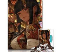 Puzzles for Teenagers Anime Demon Girl 1000 Piece Jigsaw Puzzles for Teenagers,Toys Educational Games Stress Relieving Wall Decoration 50x75cm
