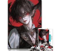 Puzzles for Teenagers Anime Devil's Child 1000 Piece Jigsaw Puzzle for Adults Teens,Toys Educational Games Stress Relieving Artists Collection, Fine Art 75x50cm