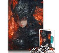 Puzzles for Teenagers Anime Flying Dragon Girl Puzzles for Adults 1000 Pieces,Educational Game for Birthday, Chrismas for And 14 Years Old 26x38cm