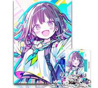 Puzzles for Teenagers Anime Girl Adult Jigsaw Puzzles 1000 Pieces,Family Game Stress Reliever Difficult Challenge Secret Santa Gifts 50x75cm
