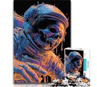 Puzzles for Teenagers Astronaut 1000 Piece Jigsaw Puzzles for Teenagers,Fully Interlocking & Randomly Shaped Pieces 26x38cm