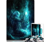Puzzles for Teenagers Astronaut Sitting on The Moon 1000 Piece Jigsaw Puzzle for Adults And Teenagers,Birthday Present, Gifts for And Age 14 26x38cm