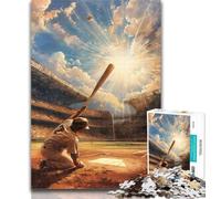 Puzzles for Teenagers Baseball Players Adult Jigsaws 1000 Pieces Difficult,Challenging Game And Family Play Secret Santa Gifts 50x75cm