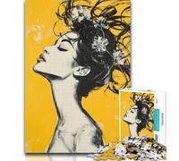 Puzzles for Teenagers Basquiat Style Adult Puzzles 1000 Pieces,for Is Ideal As A Gift for The Whole Family for And 14 Years Old 26x38cm
