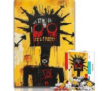 Puzzles for Teenagers Basquiat-style Jigsaw Puzzles for Adults,Educational Games Home Decoration Deal As Gifts for The Whole Family 26x38cm