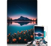 Puzzles for Teenagers Beautiful Mountains And Lakes Jigsaw Puzzles 1000 Pieces for Adults Teens,Family Game Stress Reliever Difficult Challenge Secret Santa Gifts 50x75cm