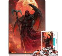 Puzzles for Teenagers Blood Moon Reaper Puzzles 1000 Pieces for Adults,Challenging Game Toys for Is Ideal As A Gift for The Whole Family (50x75cm)