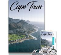 Puzzles for Teenagers Cape Town 1000 Pieces Jigsaw Puzzle for Adults& Teens,Stress Reliever Staycation Kill Time Funny Gift 26x38cm