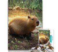 Puzzles for Teenagers Capybara Puzzles 1000 Pieces for Teenagers,learning Educational Toys Unique Home Decor And Gifts (50x75cm)