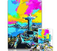 Puzzles for Teenagers Christ The Redeemer Puzzles for Adults 1000 Pieces,Educational Game for Birthday, Chrismas for And 14 Years Old 50x75cm