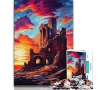Puzzles for Teenagers Clouds Colourful from Sunset Jigsaw Puzzles 1000 Pieces for Adults Teens,Unique Birthday And Gifts for for Age 14 (50x75cm)
