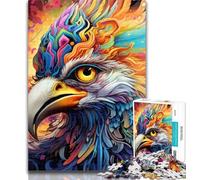 Puzzles for Teenagers Colorful Eagle 1000 Pieces Jigsaw Puzzle for Adults& Teens,Family Entertainment Toys Is Ideal As A Gift for The Whole Family 50x75cm