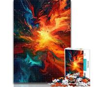 Puzzles for Teenagers Colorful Explosion Galaxy Puzzles 1000 Pieces for Adults,Artistic Wall Decor & Birthday Gift Idea for Friends, Home Office 50x75cm