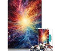 Puzzles for Teenagers Colour Explosion Adult Jigsaw Puzzles 1000 Pieces,Family Game Stress Reliever Difficult Challenge Secret Santa Gifts 50x75cm