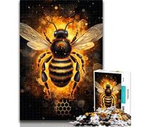 Puzzles for Teenagers Colourful Bees Puzzles for Adults 1000 Pieces,Toys Educational Games Stress Relieving Enhance Love between Couples 50x75cm