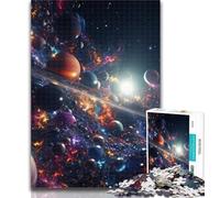 Puzzles for Teenagers Colourful Universe Jigsaws Puzzles 1000 Pieces for Teenagers Gifts,Birthday Present, Gifts for And Age 14 50x75cm