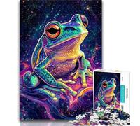 Puzzles for Teenagers Dream Frog Jigsaw Puzzles for Teenagers 1000 Piece,Educational Game for Birthday, Chrismas for Ages 14+ 50x75cm