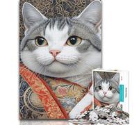 Puzzles for Teenagers Fantasy Cat 1000 Piece Jigsaw Puzzles for Adults,gifts for Friends And Family for Age 14 Years Up 50x75cm